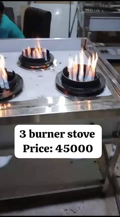 Pakistani Stove 2 burner (chollah half body) ,  3 burner stove 2