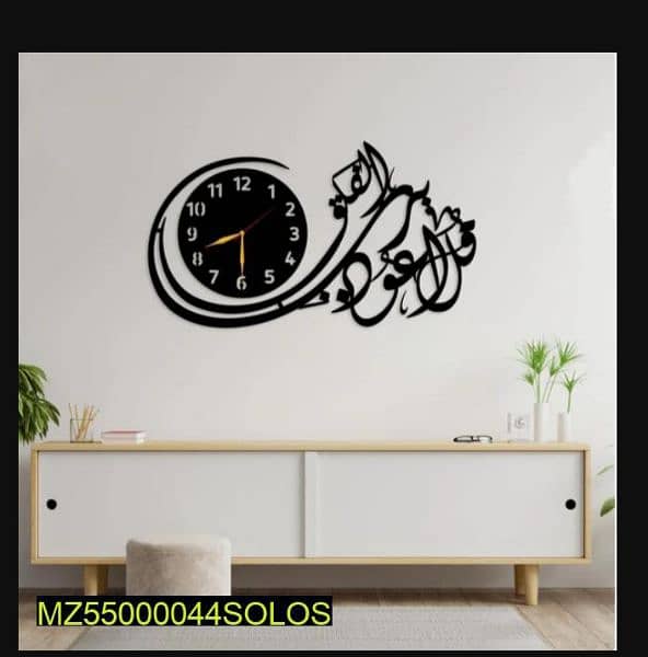 Wall Clock Decorations and Calligraphy 4