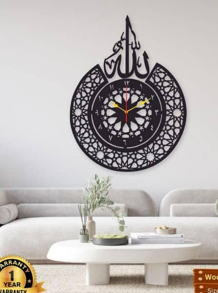 Wall Clock Decorations and Calligraphy 10