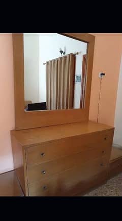 Full Size bed with Dressing Table
