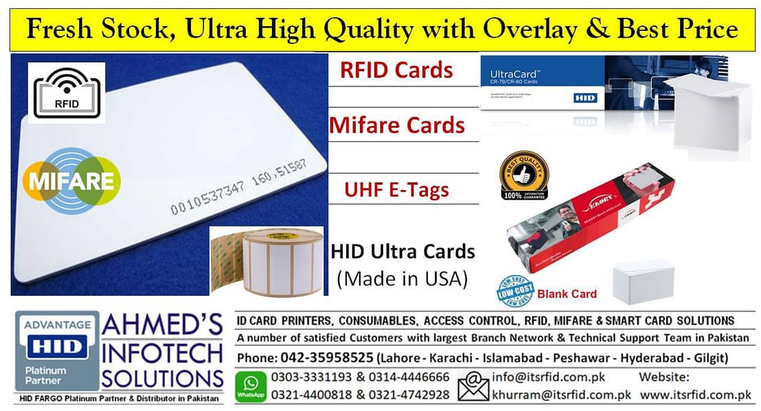PVC CARD/RFID CARD/CHIPS CARD/MIFARE CARD (FreshStock) 6