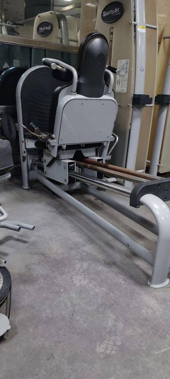 treadmill elliptical dumbbell SPORT ART Commercial gym setup bench rod 7