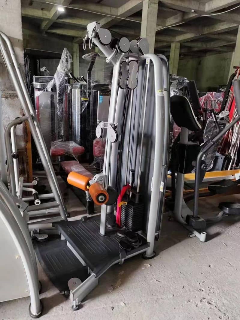 treadmill elliptical dumbbell SPORT ART Commercial gym setup bench rod 10
