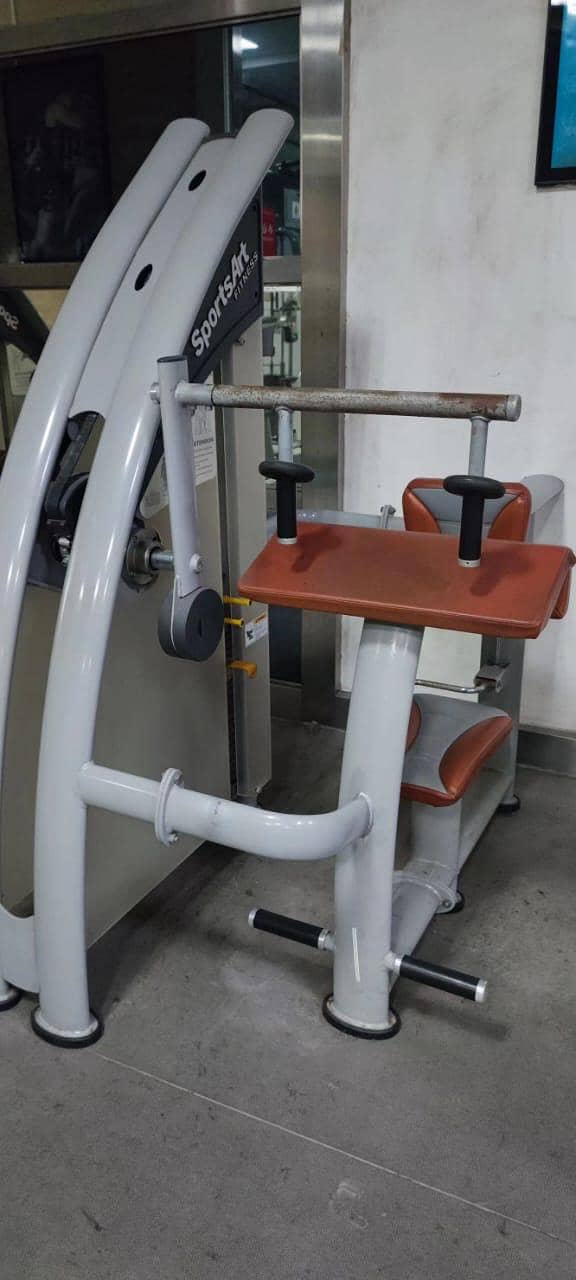 treadmill elliptical dumbbell SPORT ART Commercial gym setup bench rod 11