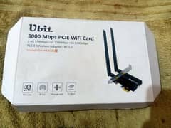 Ubit Three-Band 3000Mbps WiFi 6 AX3000 PCIe WiFi Card  Bluetooth 5.2 0