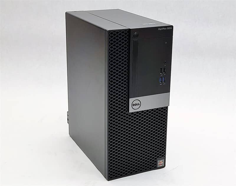 Dell Optiplex 5055 Tower PC Amd Ryzen5-1600 Quadro M2000 Graphics Card 1