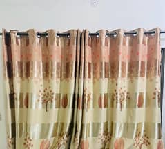 4 long curtains(selling all house items)