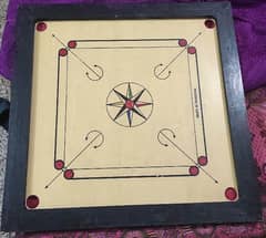Wooden Carrom Board Large size 32 x 32 with Coin and Stricker,