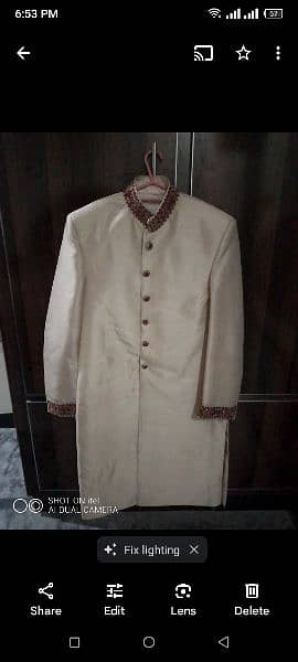 Groom Dhula Sherwani Wedding Dress For Sell 2