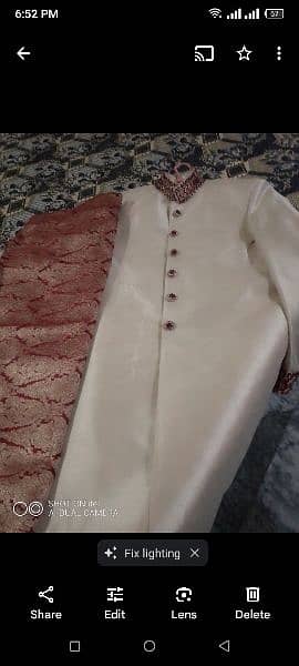 Groom Dhula Sherwani Wedding Dress For Sell 3