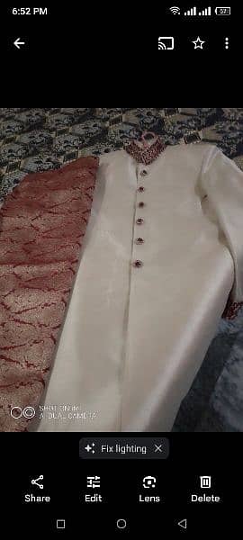 Groom Dhula Sherwani Wedding Dress For Sell 2