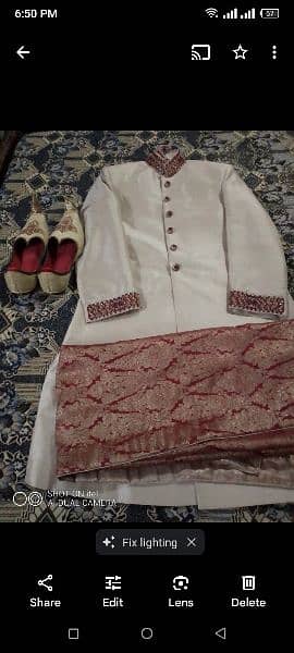 Groom Dhula Sherwani Wedding Dress For Sell 4