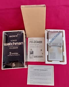 Sony Pocket Watchman Made in Japen