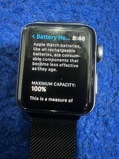Apple Watch Series 3 38mm + GPS Data