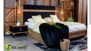 king bed set by brand “Roshan”