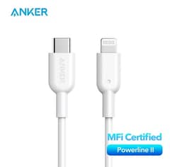 Anker high quality MFi certified USB C to Lightning Cables for iPhones