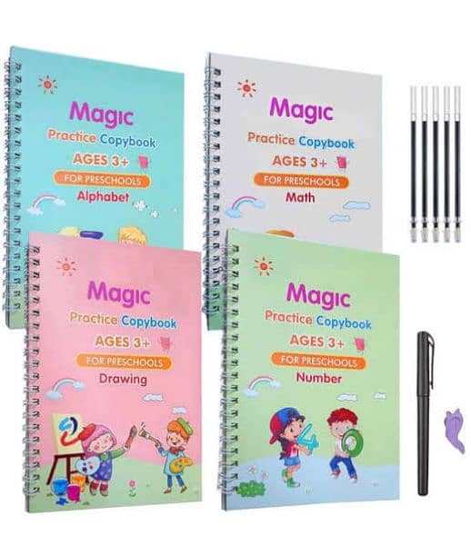 Magic Sank books | Books for kids | reusable magic book 0