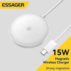 Essager 15W Magnetic Qi Wireless Charger. 0