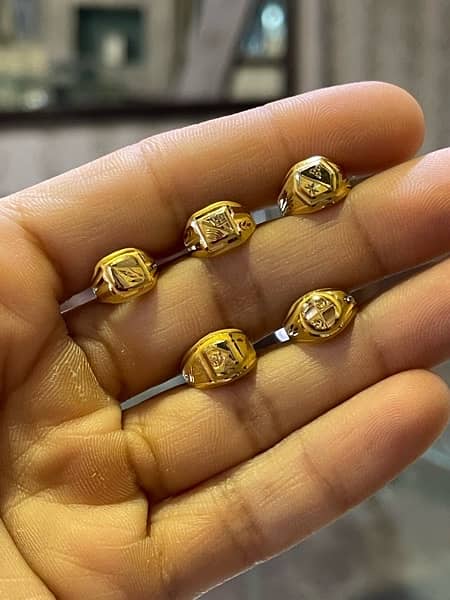 Gold Baby Rings 1