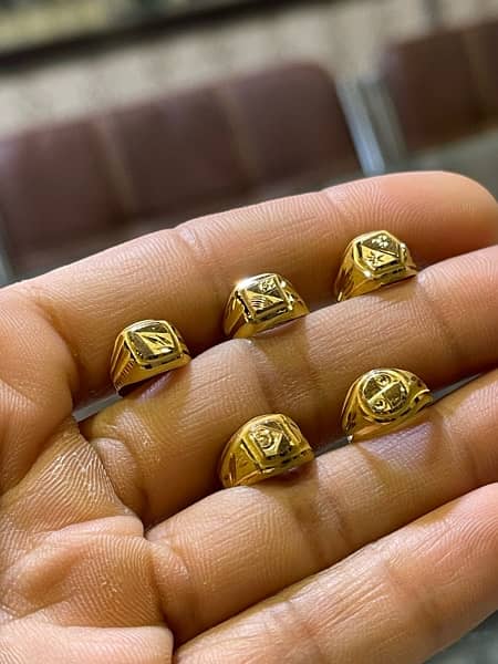 Gold Baby Rings 3