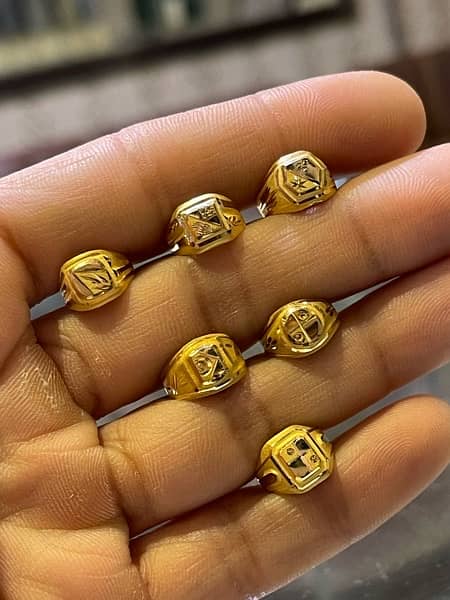 Gold Baby Rings 4