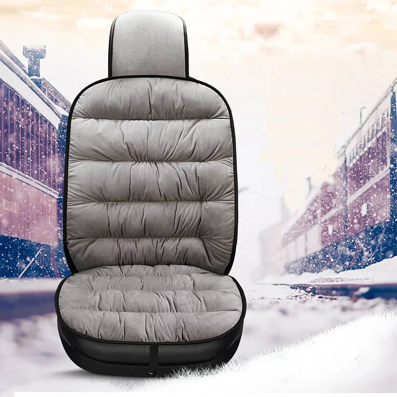 Universal Car Front Seat Cover Plush Cushion Pad Comfortable 4