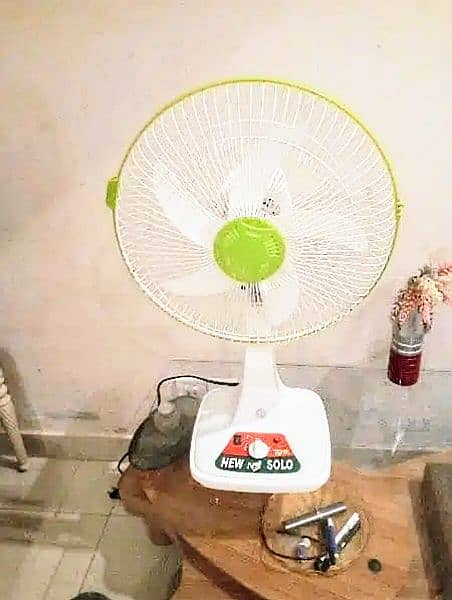 New Large battery 18 inch Rechargeable Fan 4 hr/ Chargeable / charging 7