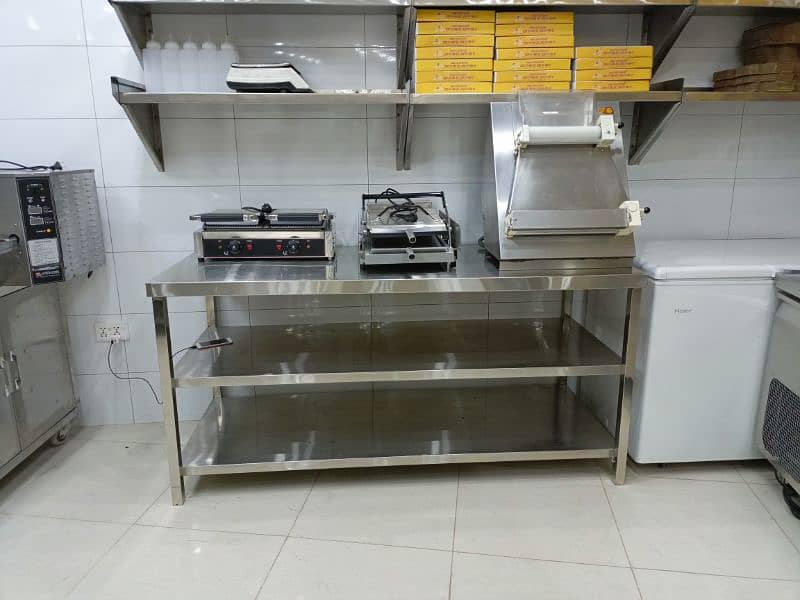 pizza dough roller , dough sheerter, conveyor oven, dough mixer avail 4