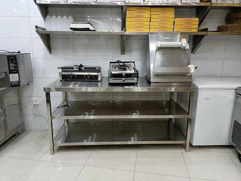 pizza dough roller , dough sheerter, conveyor oven, dough mixer avail 5