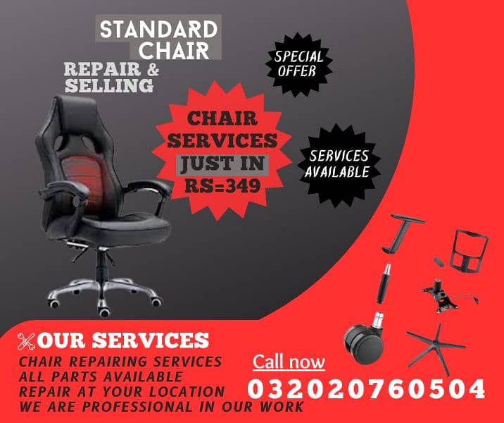 Office revolving chair discount repair near me