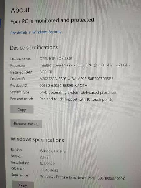 Sale Microsoft Surface pro i5 7th gen 0