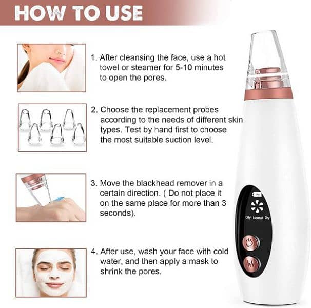 Blackhead Remover Vacuum,pore Cleaner Electric Face Tool,acne 1