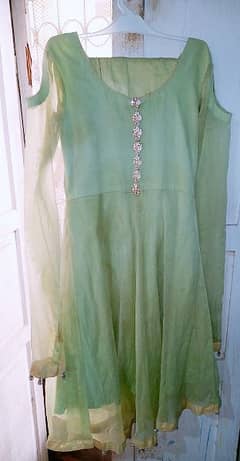 beautiful stylish frock with trouser ready to wear 0