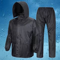Rain Coat Trouser Shirt - Black