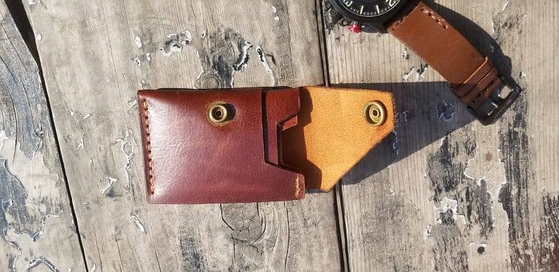 leather belts and handmade cardholders 3