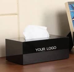 Tissue box / table tissue box/ office print your name and company logo