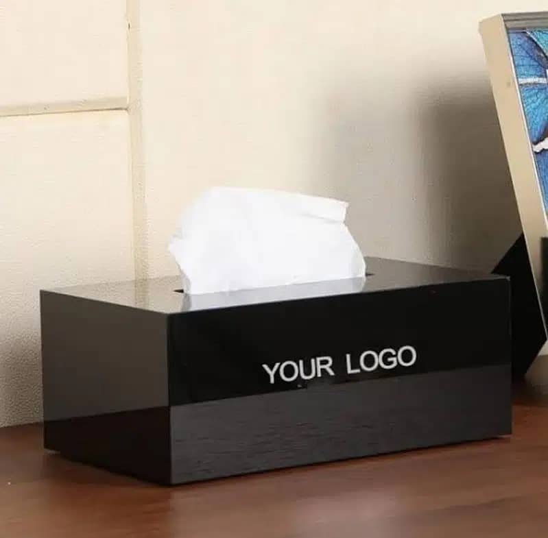 Tissue box / table tissue box/ office print your name and company logo 0