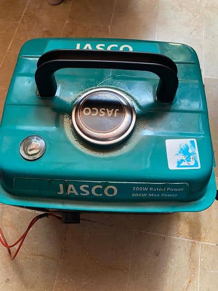 jasco 1 KVA generator home used 2 months warranty available 3