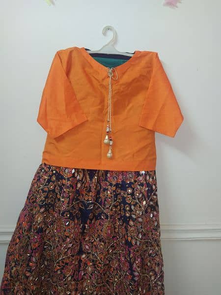 Lehenga with choli and dupatta 5