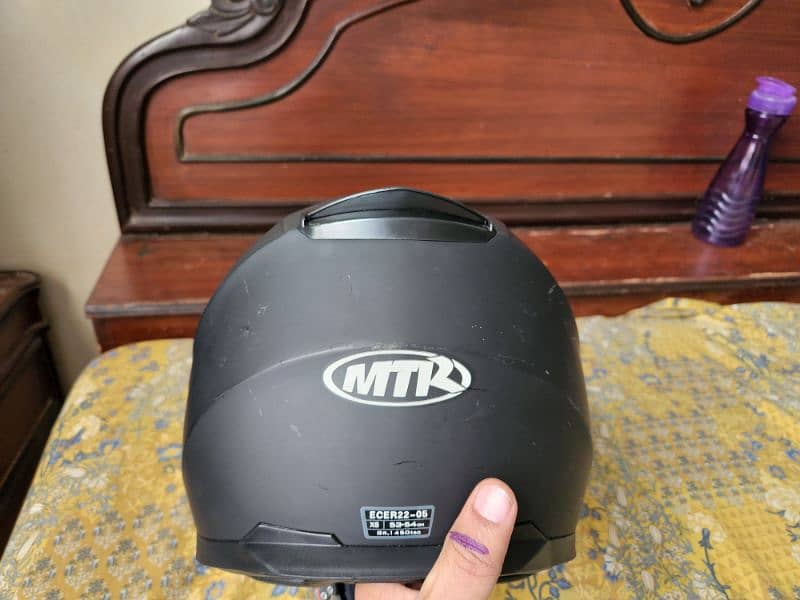 MTR Helmet matt black bought from Uk size small 6