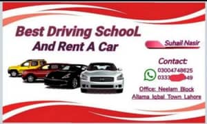 Best Driving school wid reasonable charges. Trail free n free pickdrop 0