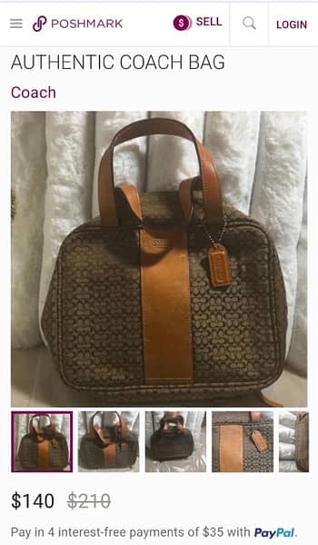 Bag for Ladies COACH , MK , Dooney & Bourke original on Sale price 4