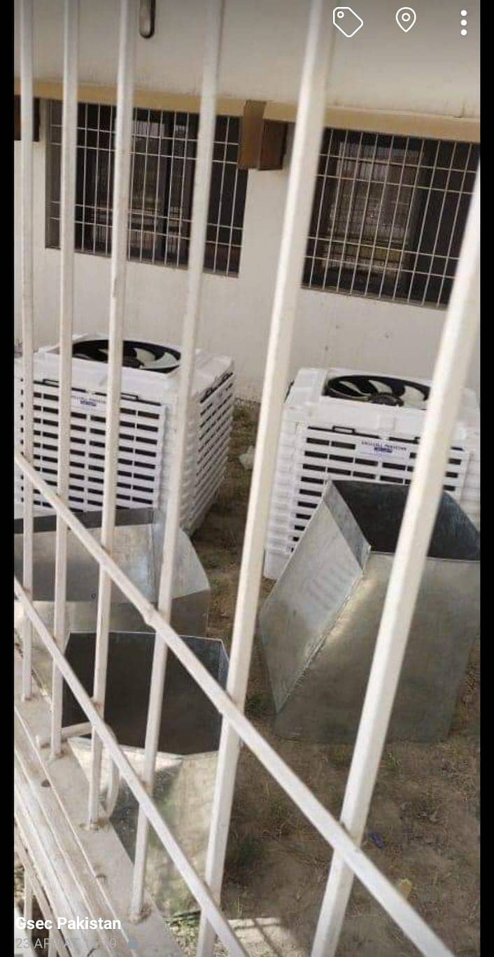 Ducting Evaporative air cooler for (Masjid) 13