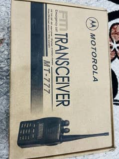 Motorola wireless FM Transceiver for emergency call model MT-77