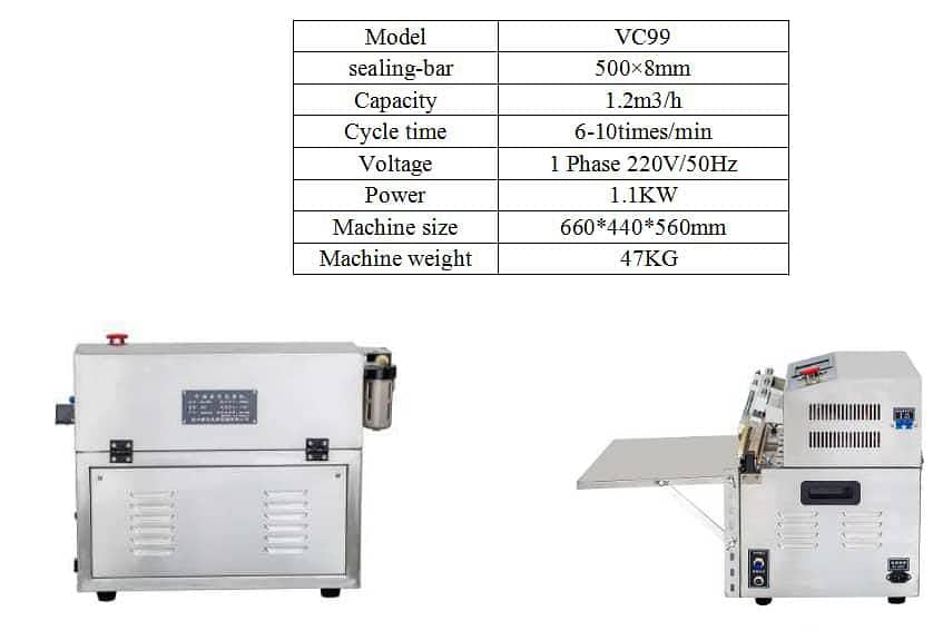 Vacuum Sealer – No limit of Packing size Professional Vacuum Sealer 1