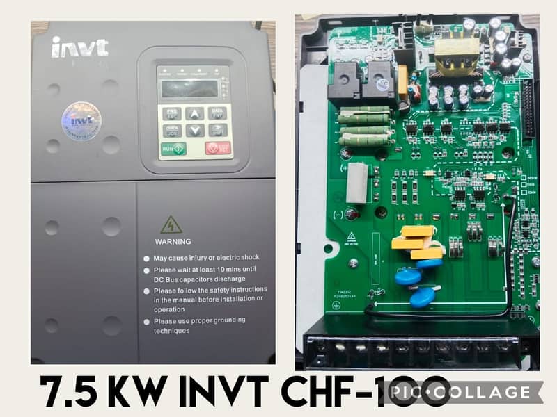7.5 kw Invt CHF 100 VFD Inverter Tubewall/Atta Chaki/Industrial Motor 0