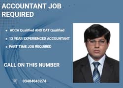 Part Time Accounts & Finance Job Required