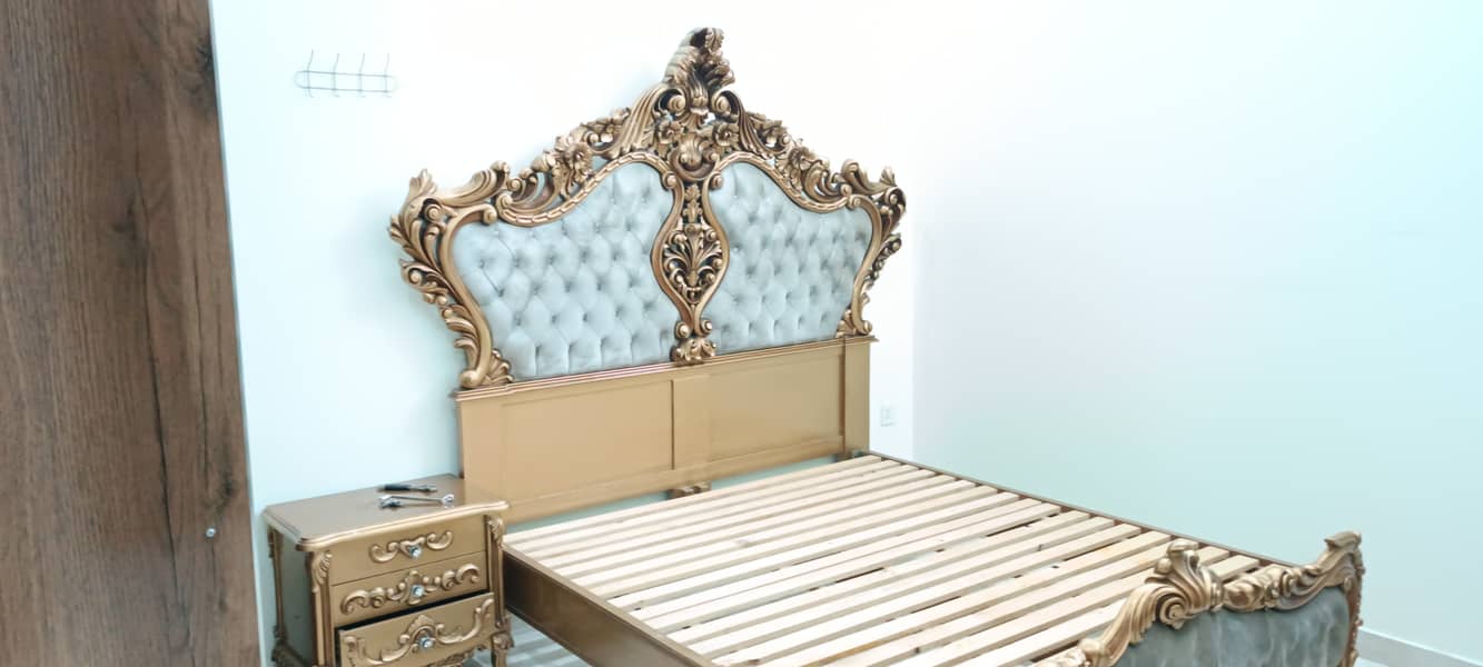Bed + dressing+ side tables + mirror 2