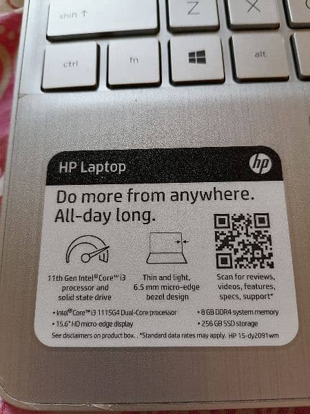 Hp Notebook dy2091wn Core i3 11th Generation Laptop 9
