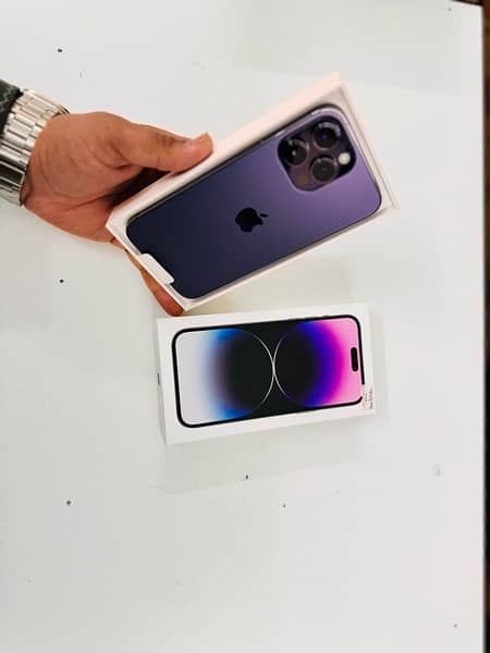 iphone 14 pro max 256gb factory unlock HK with box physical dual sim 0